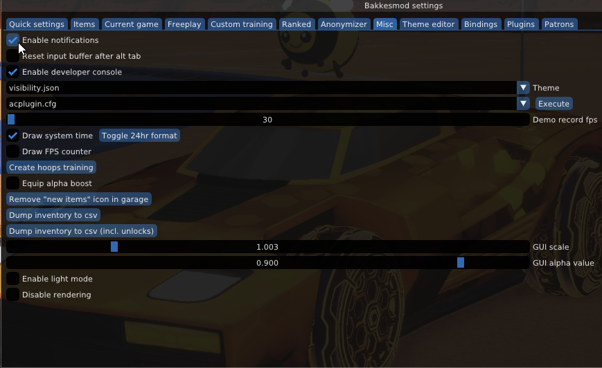 enable notifications